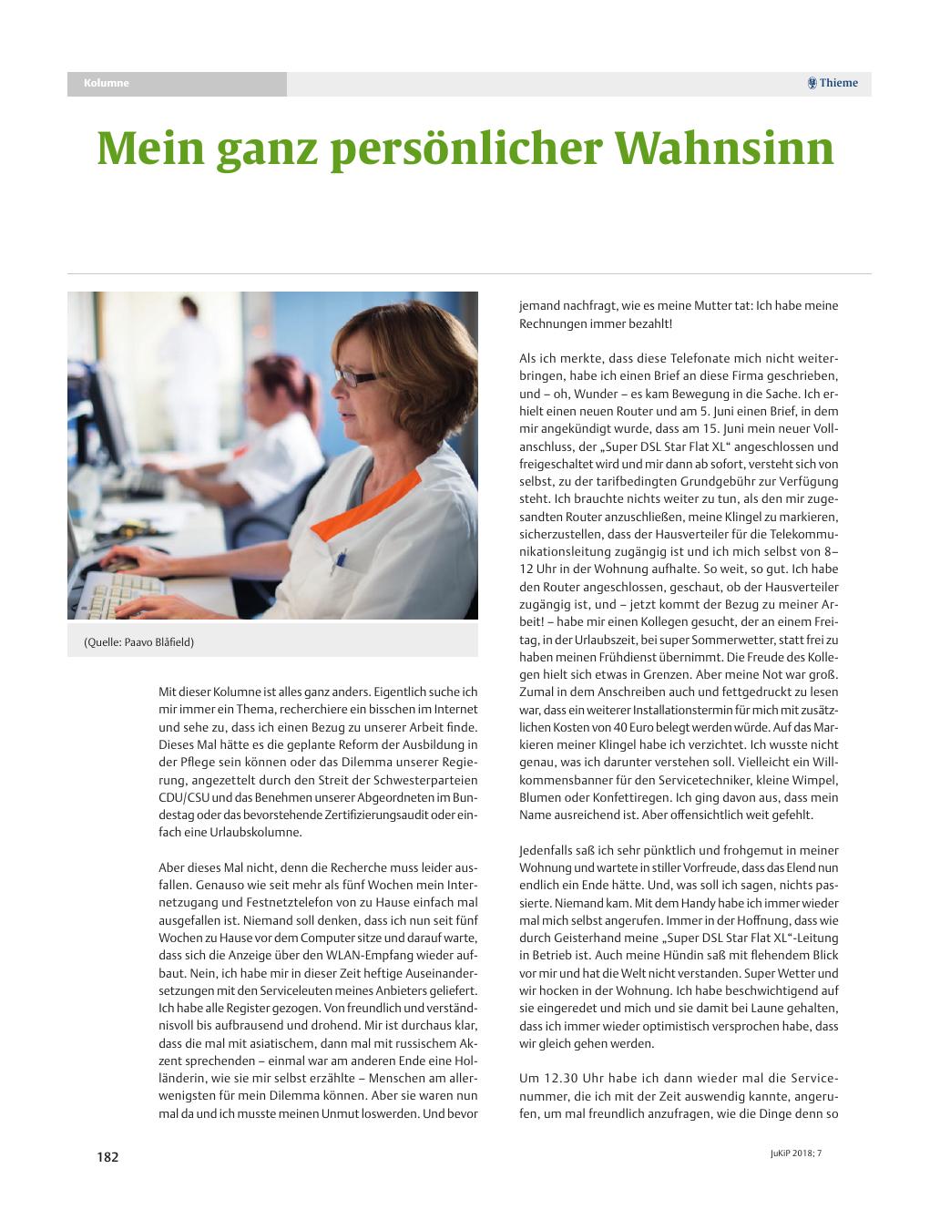 Vorschauseite 1: Mein ganz persönlicher Wahnsinn