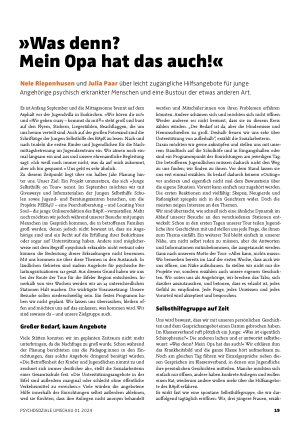 Vorschauseite 1: »Was denn? Mein Opa hat das auch! «