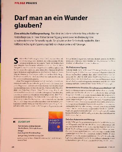 Vorschauseite 1: Darf man an ein Wunder glauben?