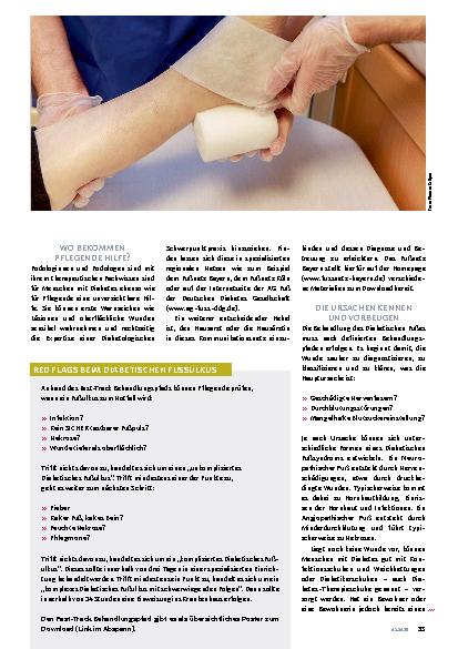 Vorschauseite 2: Damit die Wunde nicht zum Notfall wird