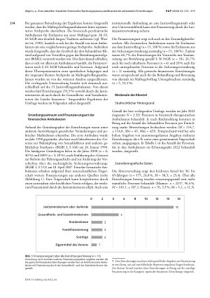 Vorschauseite 3: Zum aktuellen Stand der forensischen Nachsorgepraxis justizfinanzierter ambulanter Einrichtungen