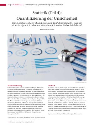 Vorschauseite 1: Statistik (Teil 4): Quantifizierung der Unsicherheit