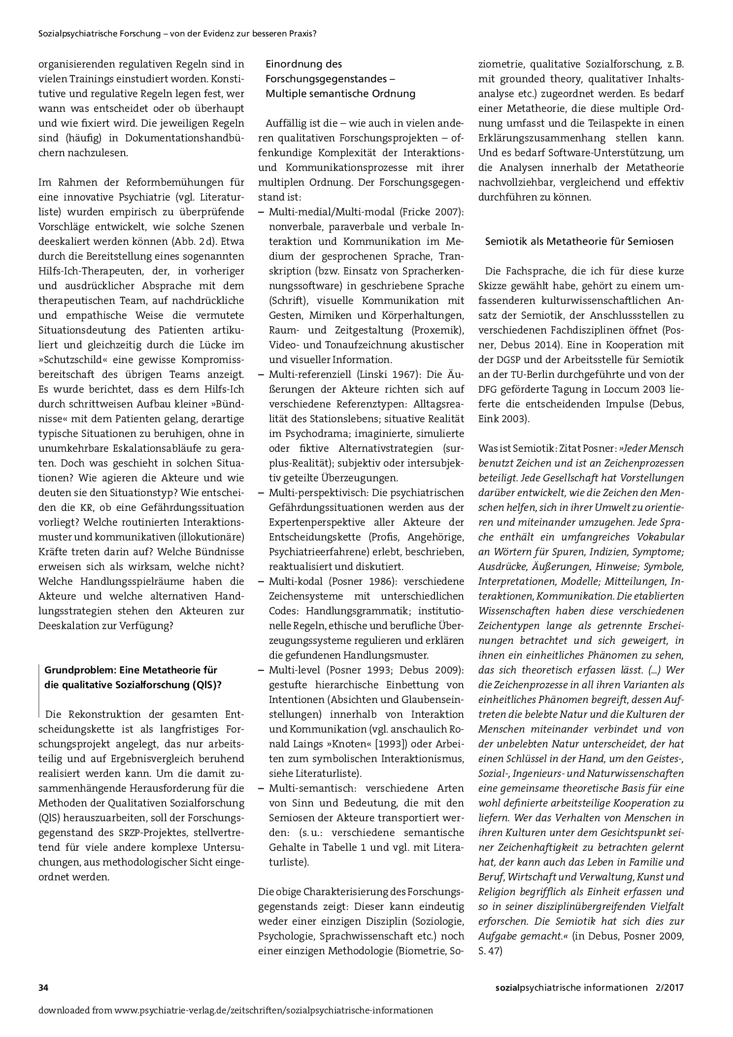 Vorschauseite 4: Simulation und Reduktion von Zwangsmaßnahmen in der Psychiatrie (SRZP)