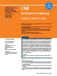 Vorschauseite 1: CME Zertifizierte Fortbildung Diabetes mellitus im Alter