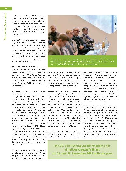 Vorschauseite 2: Blick nach vorn: 21. bpa-Fachtagung für Angebote der Eingliederungshilfe