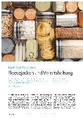 Vorschauseite 1: Rückblick Pandemie: Fleecejacken und Vorratshaltung