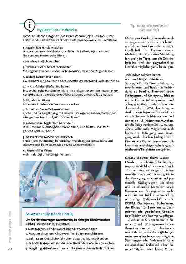 Vorschauseite 3: Tipps für pflegende Angehörige