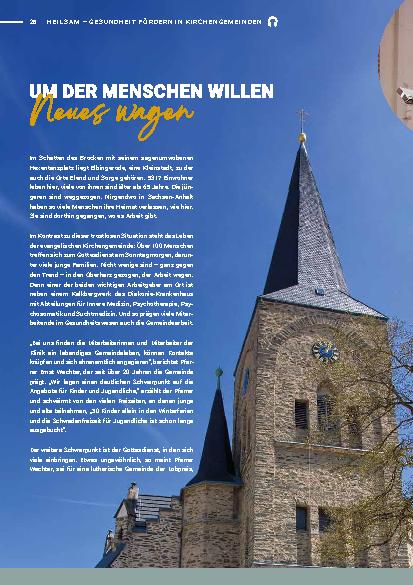 Vorschauseite 1: Um der Menschen willen neues wagen