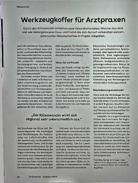 Vorschauseite 1: Werkzeugkoffer für Arztpraxen