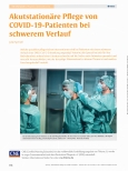 Vorschauseite 1: Akutstationäre Pflege von COVID-19-Patienten bei schwerem Verlauf