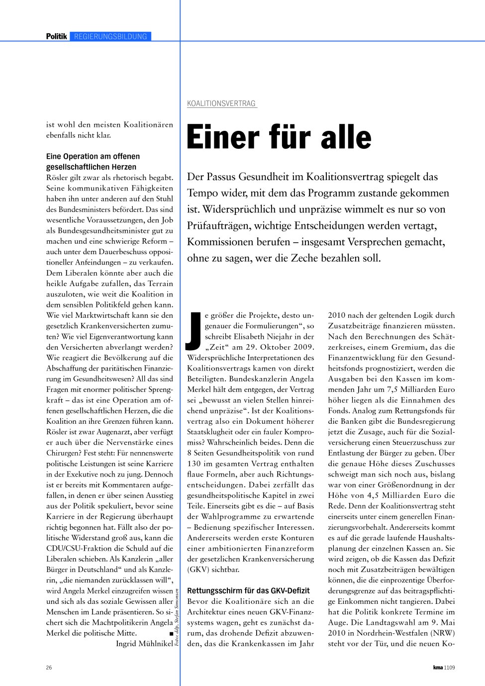 Vorschauseite 1: Einer für alle