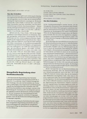 Vorschauseite 3: Zum Personalvertretungsrecht Gegenstandswert der anwaltlichen Tätigkeit