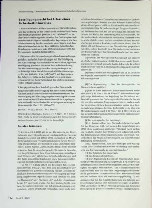 Vorschauseite 6: Zum Personalvertretungsrecht Gegenstandswert der anwaltlichen Tätigkeit