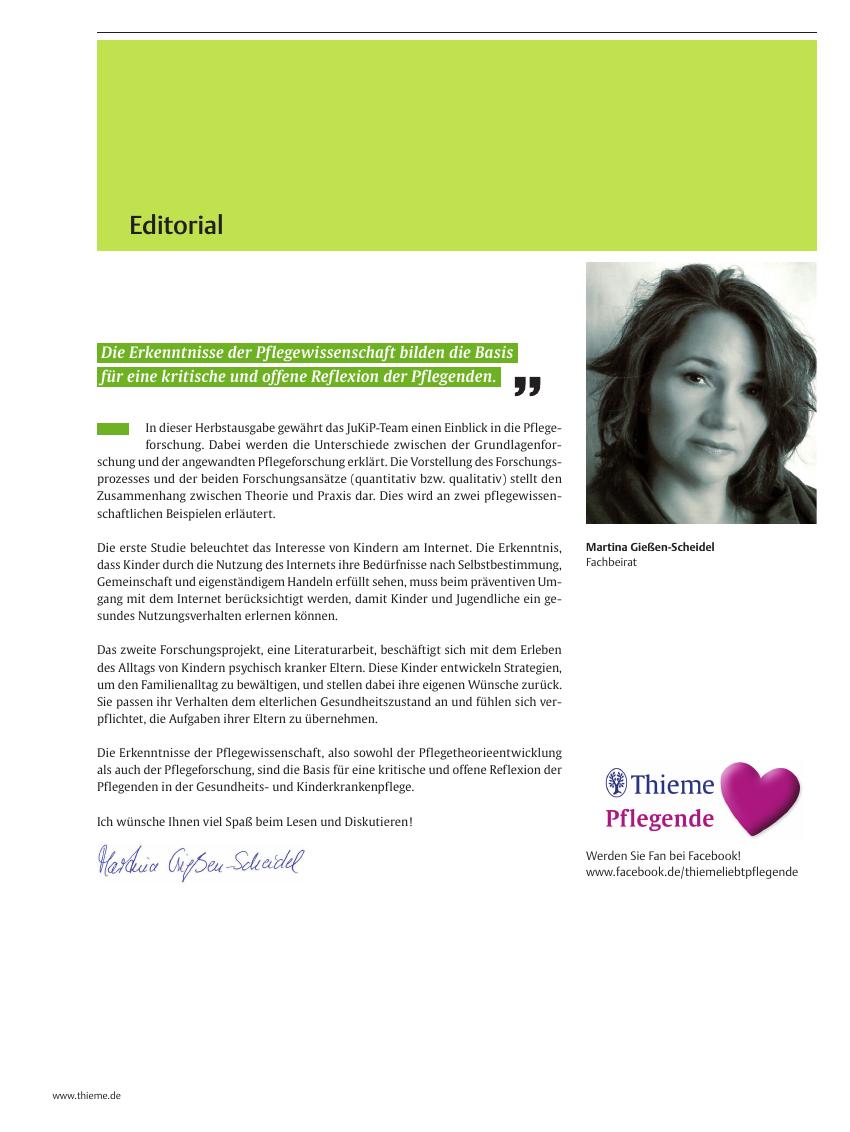 Vorschauseite 1: Editorial