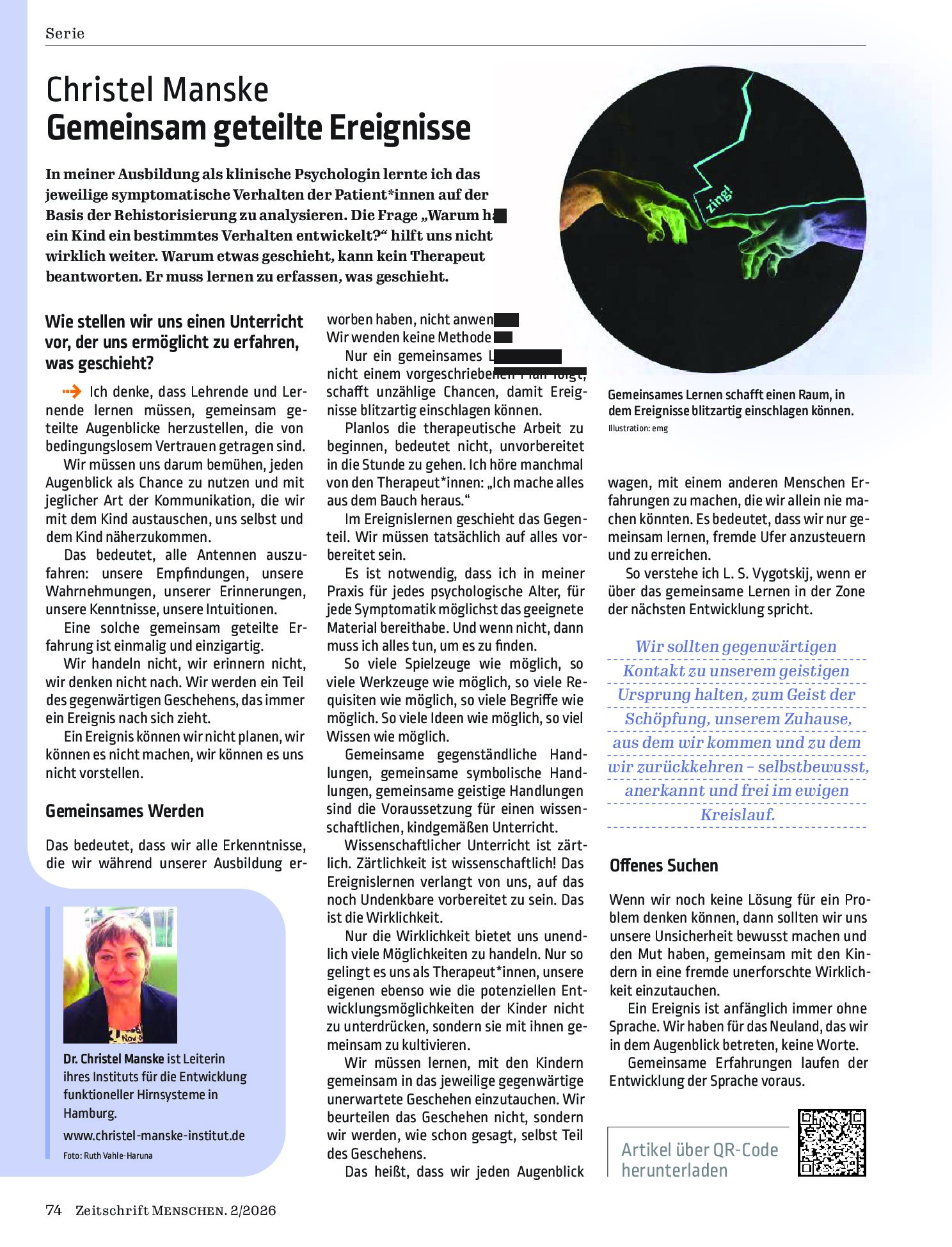 Vorschauseite 1: Gemeinsam geteilte Ereignisse