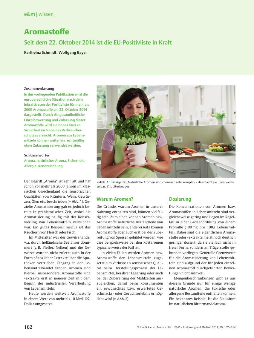 Vorschauseite 1: Aromastoffe