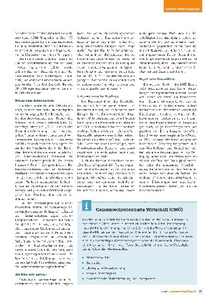 Vorschauseite 2: Wertschätzende Unternehmenskultur, Gemeinwohl und Sicherheit