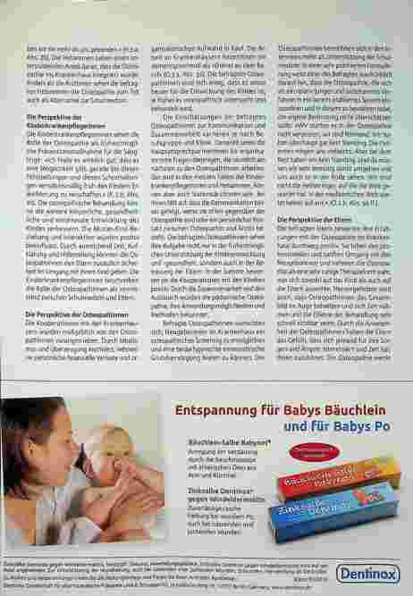 Vorschauseite 4: Osteopathie für Babys in der Klinik?