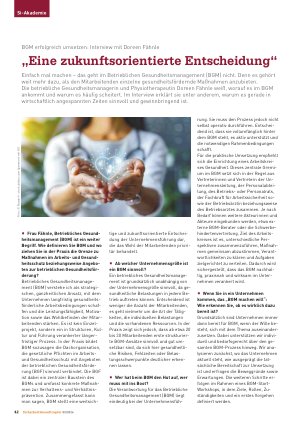 Vorschauseite 1: „Eine zukunftsorientierte Entscheidung“