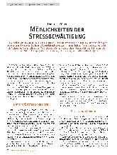 Vorschauseite 1: Möglichkeiten der Stressbewältigung