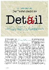 Vorschauseite 1: Vorhaltevergütung. Der Teufel steckt im Detail.