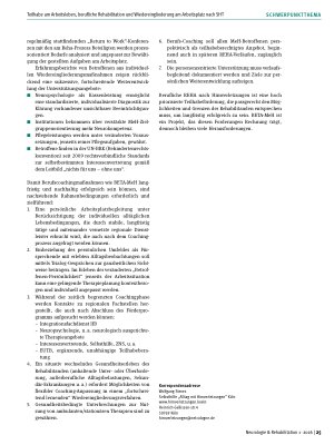 Vorschauseite 3: Teilhabe am Arbeitsleben, berufliche Rehabilitation und Wiedereingliederung am Arbeitsplatz nach erworbenen Hirnschädigungen Stellungnahme zum Modellprojekt BETAMeH aus der Sicht…