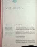 Vorschauseite 1: LASST UNS REDEN