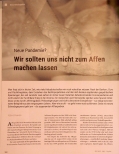 Vorschauseite 1: Neue Pandemie? Wir sollten uns nicht zum Affen machen lassen.
