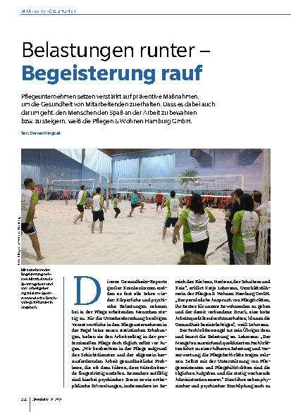 Vorschauseite 1: Belastungen runter – Begeisterung rauf