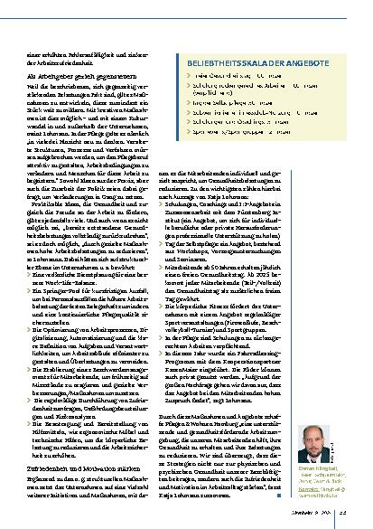 Vorschauseite 2: Belastungen runter – Begeisterung rauf