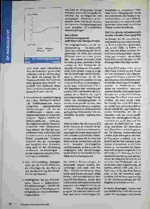 Vorschauseite 2: Fokuswechsel im OP-Management: Interimsmanagement und prozessorientierte Kennzahlen als innovative Ansätze für den Zentral-OP