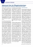 Vorschauseite 1: Advanced Care im Pflegekrankenhaus: Erfahrungsbericht einer geriatrischen Advanced Practice Nurse