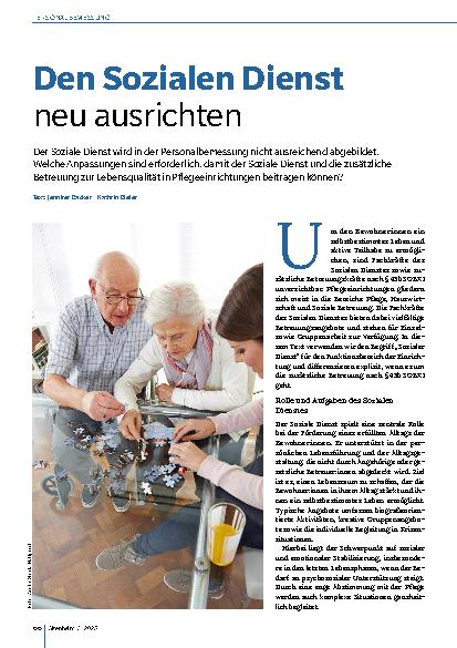 Vorschauseite 1: Den Sozialen Dienst neu ausrichten