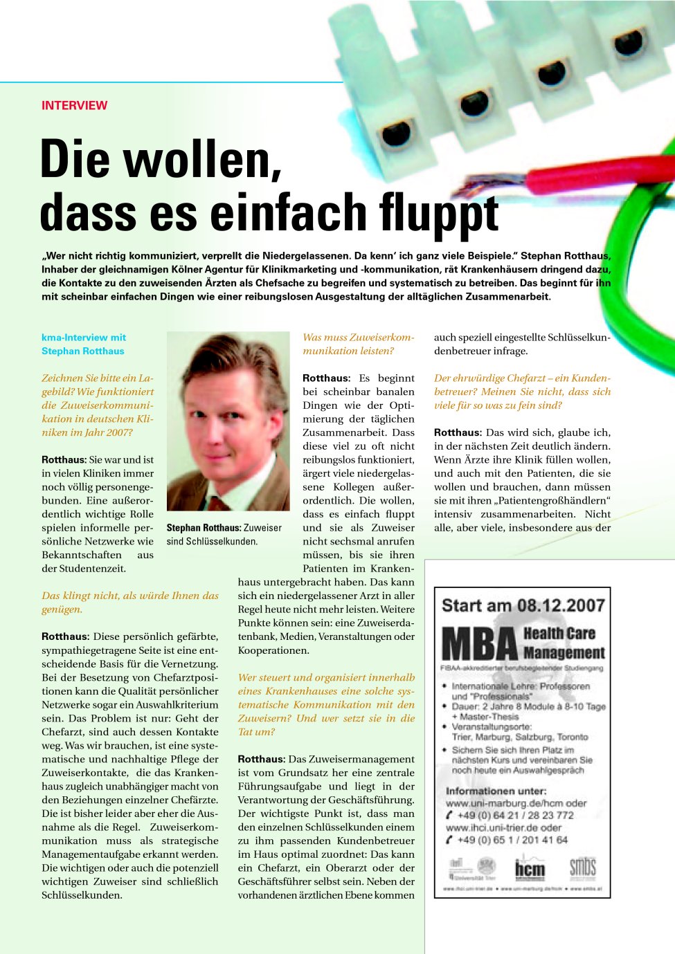 Vorschauseite 1: Die wollen, dass es einfach fluppt