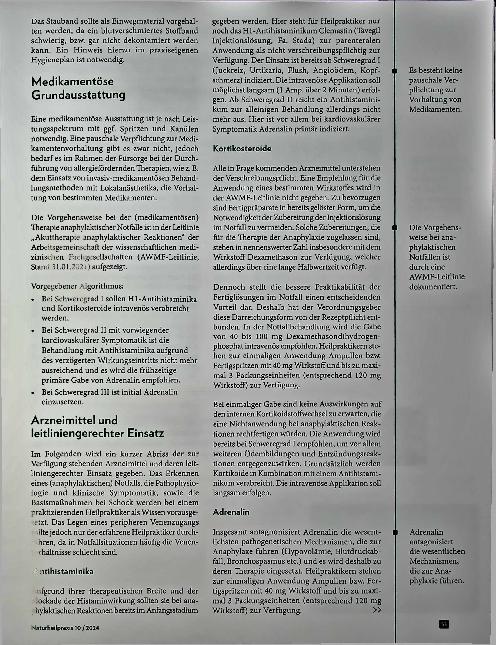 Vorschauseite 2: Gut gerüstet: Notfallmanagement in der Heilpraktikerpraxis