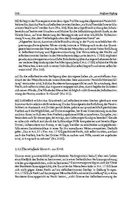 Vorschauseite 4: "Autonome Selbstbestimmung" – und was nun? Kritische Anmerkungen und rechtspolitische Fragen zum Urteil des Bundesverfassungsgerichts zu § 217 StGB