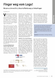 Vorschauseite 1: Finger weg vom Logo! Warum es sinnvoll ist, diese Aufforderung zu hinterfragen