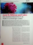 Vorschauseite 1: Covid-19, Füllhörner und IT-Leiter: Der Bundesverband KH-IT als Helfer in schwierigen Zeiten