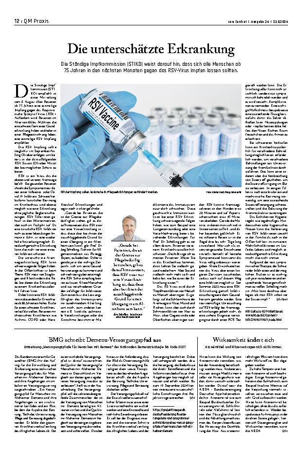 Vorschauseite 1: Die unterschätzte Erkrankung
