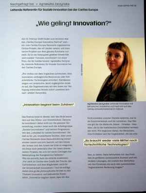 Vorschauseite 1: „Wie gelingt Innovation?“