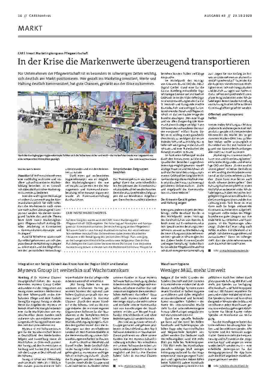 Vorschauseite 1: In der Krise die Markenwerte überzeugend transportieren