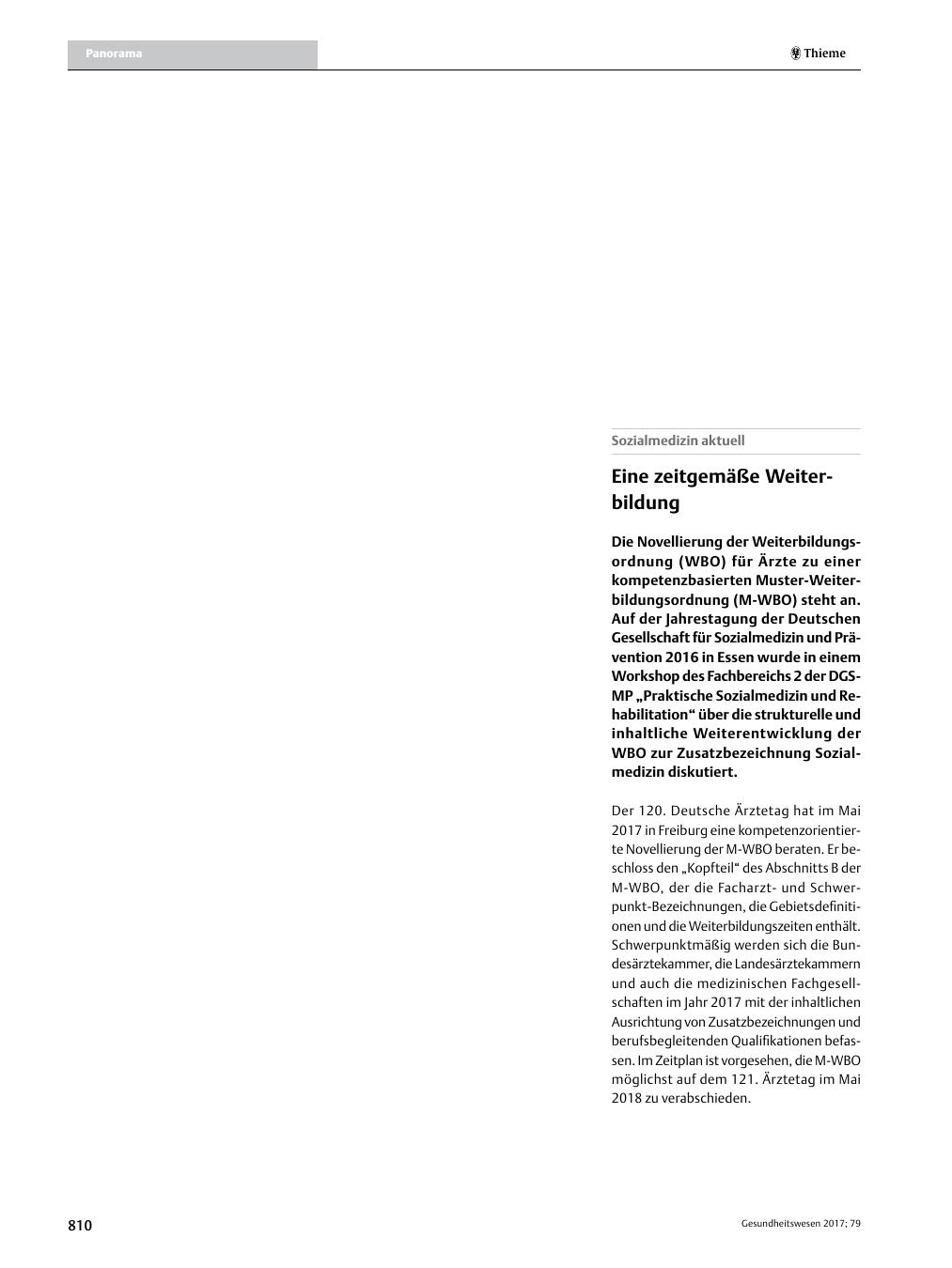 Vorschauseite 1: Eine zeitgemäße Weiterbildung