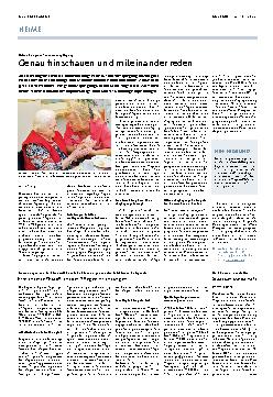 Vorschauseite 1: Genau hinschauen und miteinander reden