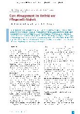 Vorschauseite 1: Case Management im Umfeld von Pflegebedürftigkeit