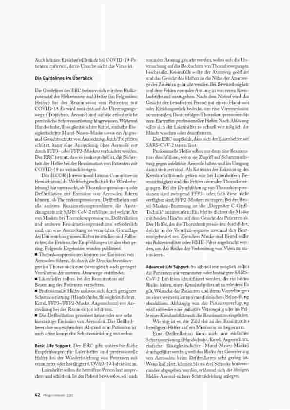 Vorschauseite 3: Sicherheit der Helfer hat höchste Priorität.