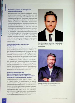 Vorschauseite 3: Ganzheitliche Governance im Krankenhaussektor - vom B3S zum integrierten Managementsystem