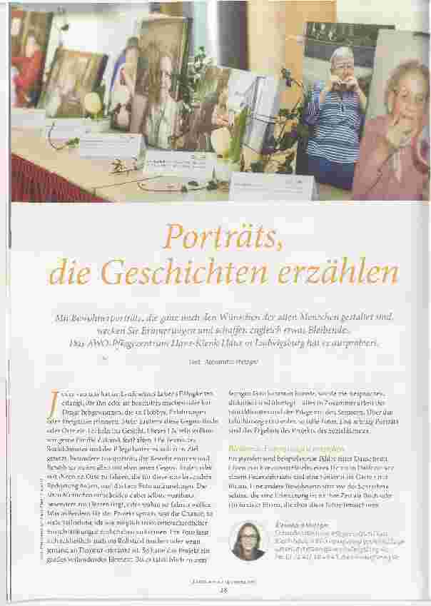 Vorschauseite 1: Porträts, die Geschichten erzählen