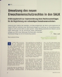 Vorschauseite 1: Umsetzung des neuen Erwachsenenschutzrechts in den SALK