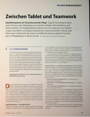 Vorschauseite 1: Zwischen Tablet und Teamwork