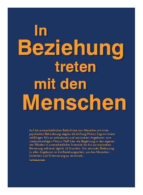 Vorschauseite 1: In Beziehung treten mit den Menschen